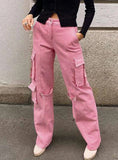 STRAIGHT HIGH WAIST LOOSE JEANS