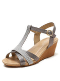BOHEMIAN RETRO SLOPE GLADIATOR SANDALS