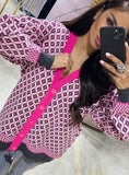 WOMEN'S KNITTING BUTTONS LOOSE KNITTED CARDIGAN SWEATERS