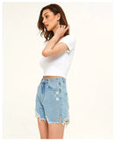 LOOSE SHORTS LOOSE HIGH WAIST JEANS