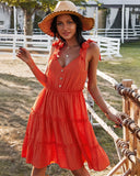 V-NECK SEXY LEISURE HOLIDAY DRESS