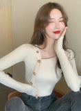 LADIES ALL-MATCH SWEATER SINGLE-BREASTED KNITTED CARDIGAN