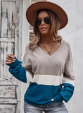 ELASTIC WARM TOP STITCHING SWEATER