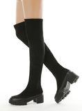 THICK SOLES THICK HEELS OVER-THE-KNEE BOOTS