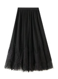 RETRO TEMPERAMENT GAUZE SKIRT