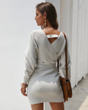 WINTER SEXY WARM SWEATER DRESS
