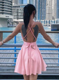 SEXY BACKLESS SLEEVELESS PARTY NIGHT CLUB WRAP MINI DRESSES