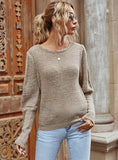 TURTLENECK NECK BOTTOMING LOOSE KNIT SWEATER