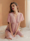 ICE LACE HOME SEXY NIGHTGOWN