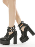 RIVET THICK-SOLED WATERPROOF WOMEN'S SHOES