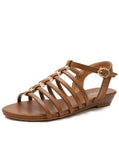WOMEN WEDGE-HEELED SANDALS