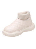 WOOL-WOOL THICK-SOLED SNOW BOOTS