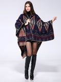 GEOMETRIC DIAMOND CASHMERE SHAWL