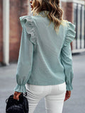 WOMEN FASHION STRIPED TOP SHIRT