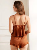 SILK SHORTS SLING NIGHTDRESS SUIT