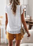 WOMEN RUFFLED SHIRT TOP