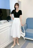 WOMEN MEDIUM LONG SKIRT