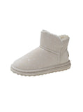 FEMALE RAINDROP VELVET WARM COTTON BOOTS