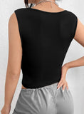 SEXY SOLID COLOR TUBE TOP VEST TOP