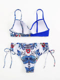 HARD STEEL SUPPORT PRINT SWIMSUIT