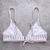 High Cut Cami Striped Bikini Set