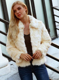 Women Fox Haired Short Coat Imitating Fur Coat
