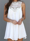 White Lace Mini Party Dresses Sexy Club Casual 