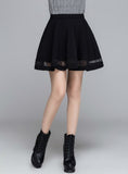 Women Skirt Elastic Faldas Ladies Midi Skirt