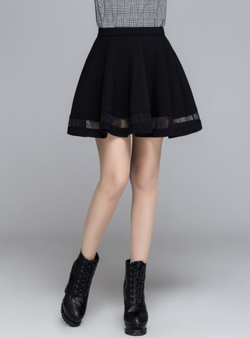 Women Skirt Elastic Faldas Ladies Midi Skirt