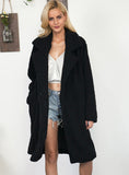 Fluffy Shaggy Faux Long Fur Coat Fashion Thick Warm Jacket 