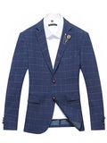 Formal Men's Suit with Mini Check