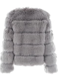 Fluffy Faux Fur Coat Women Short Furry Fake Fur