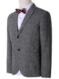 Formal Men's Work Suit with Cotton Blends Fabric