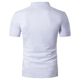 Cheap Short Sleeve Slim Fit Casual Polo Shirt