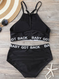 Graphic High Waisted Bikini