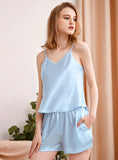 SILK SEXY SLING NIGHTGOWN SUIT