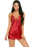 SHEER SCALLOPED SATIN NIGHTWEAR SILK SLIP SLEEPWEAR