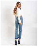 WOMEN WIDE-LEGGED PANTS JEANS