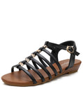 WOMEN WEDGE-HEELED SANDALS