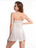 YARN PAJAMAS SEXY LINGERIE SLING NIGHTDRESS