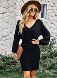 WINTER LONG SLEEVE HIP DRESS