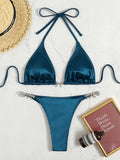 SEXY DIAMOND PENDANT TETHER BEACH BIKINI