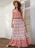 WOMEN PRINT LONG DRESS