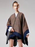 COLORFUL FLUORESCENT SHAWL FIELD CAMPING CLOAK