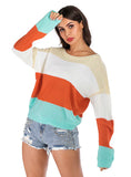 LOOSE ROUND NECK LONG SLEEVE SWEATER