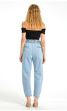 HIGH LOOSE WIDE LEGS HAREM PANTS JEANS