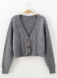 HIGH WAIST SOLID COLOR SWEATER WOMEN SMALL SWETER