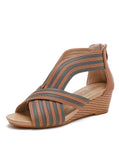 LADIES FISHMOUTH BOHEMIAN ROMAN SANDALS