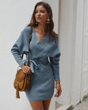WINTER SEXY WARM SWEATER DRESS