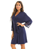KNITTED COTTON LOOSE NIGHTGOWN